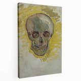 Edgy Urban Grunge Wall Art - Abstract Skull Grunge Aesthetic Decor