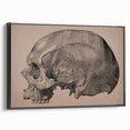 Grunge Skull Wall Art | Urban Grunge Aesthetic Art | Vintage Skull Print