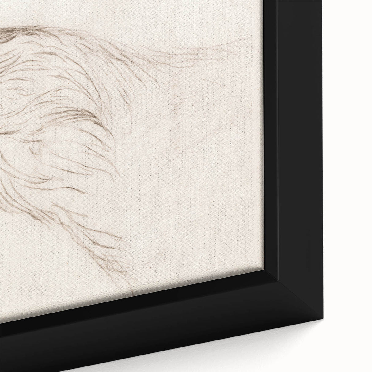 Grunge Wall Art: Abstract Eagle Sketch | Vintage Grunge Canvas Print
