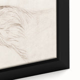 Grunge Wall Art: Abstract Eagle Sketch | Vintage Grunge Canvas Print
