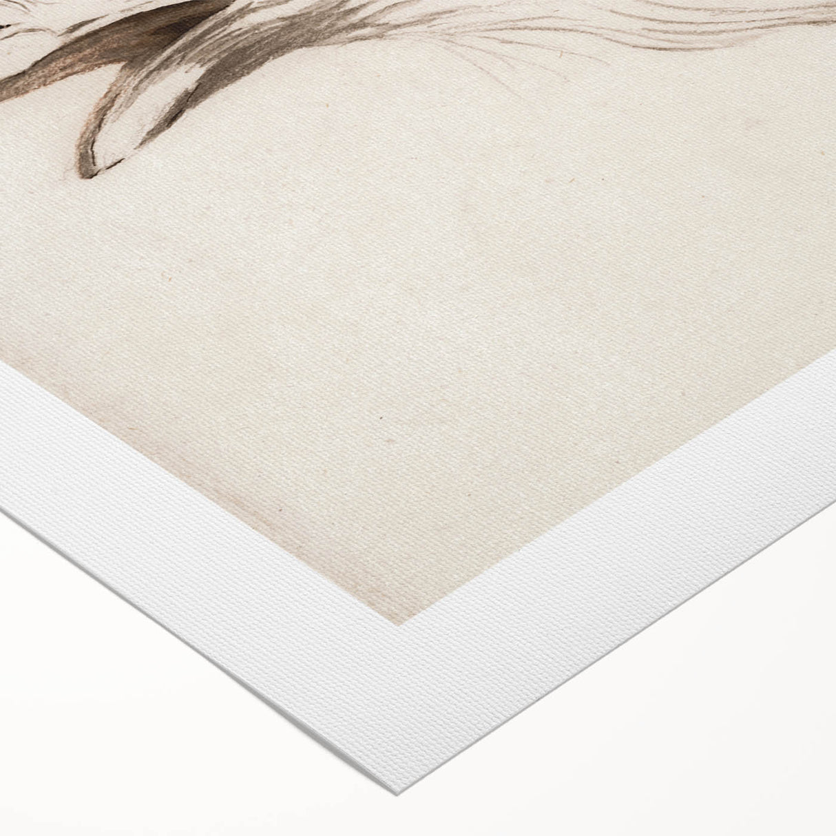 Grunge Wall Art: Abstract Eagle Sketch | Vintage Grunge Canvas Print