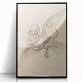 Grunge Wall Art | Vintage Grunge Bird Sketch | Abstract Grunge Aesthetic