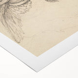 Grunge Wall Art | Vintage Grunge Bird Sketch | Abstract Grunge Aesthetic