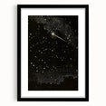 Grunge Wall Art | Vintage Cosmic Starburst Print | Abstract Grunge Art