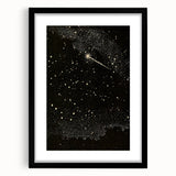 Grunge Wall Art | Vintage Cosmic Starburst Print | Abstract Grunge Art