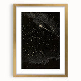 Grunge Wall Art | Vintage Cosmic Starburst Print | Abstract Grunge Art