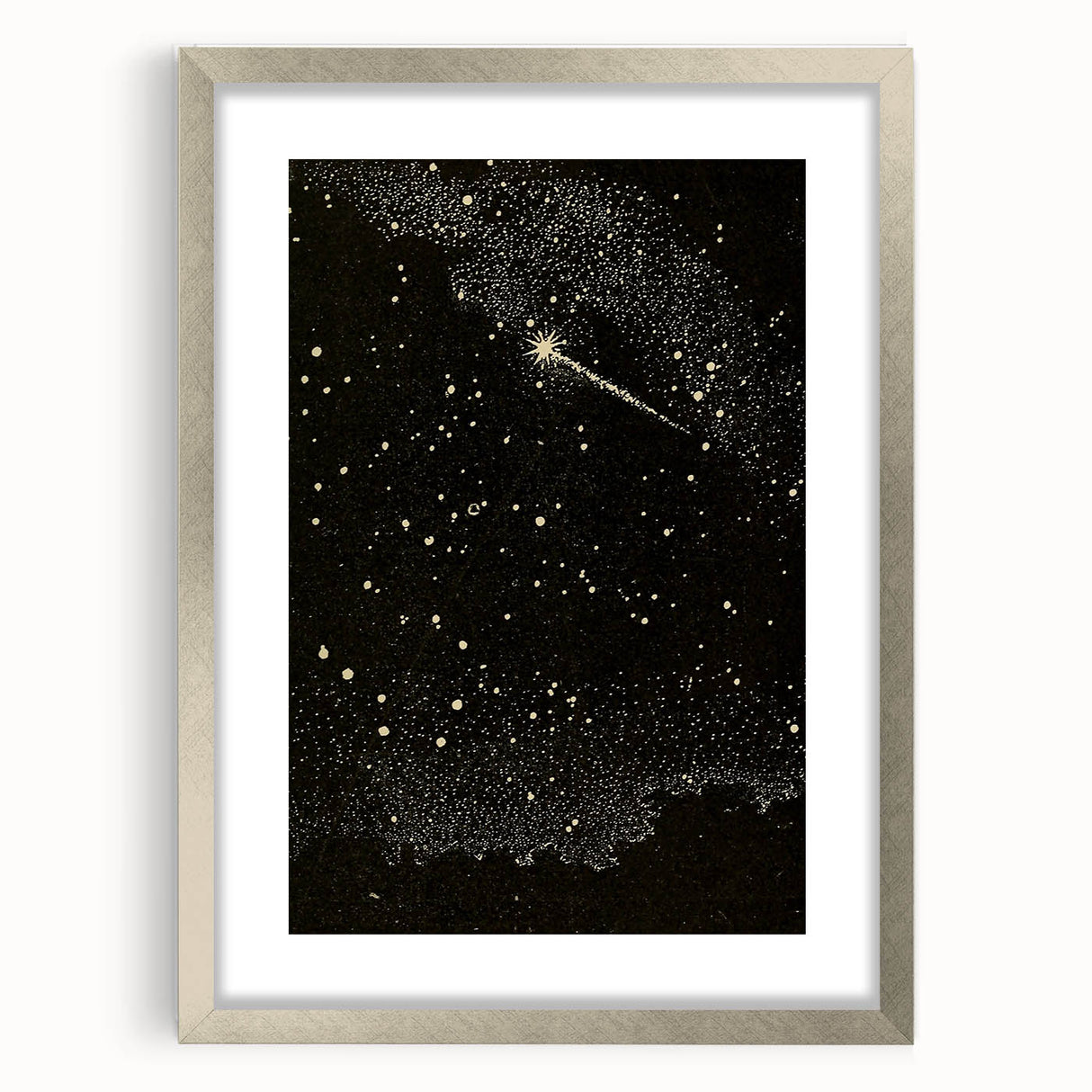 Grunge Wall Art | Vintage Cosmic Starburst Print | Abstract Grunge Art