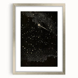 Grunge Wall Art | Vintage Cosmic Starburst Print | Abstract Grunge Art