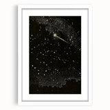 Grunge Wall Art | Vintage Cosmic Starburst Print | Abstract Grunge Art