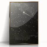 Grunge Wall Art | Vintage Cosmic Starburst Print | Abstract Grunge Art