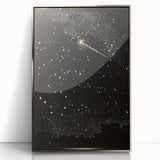 Grunge Wall Art | Vintage Cosmic Starburst Print | Abstract Grunge Art