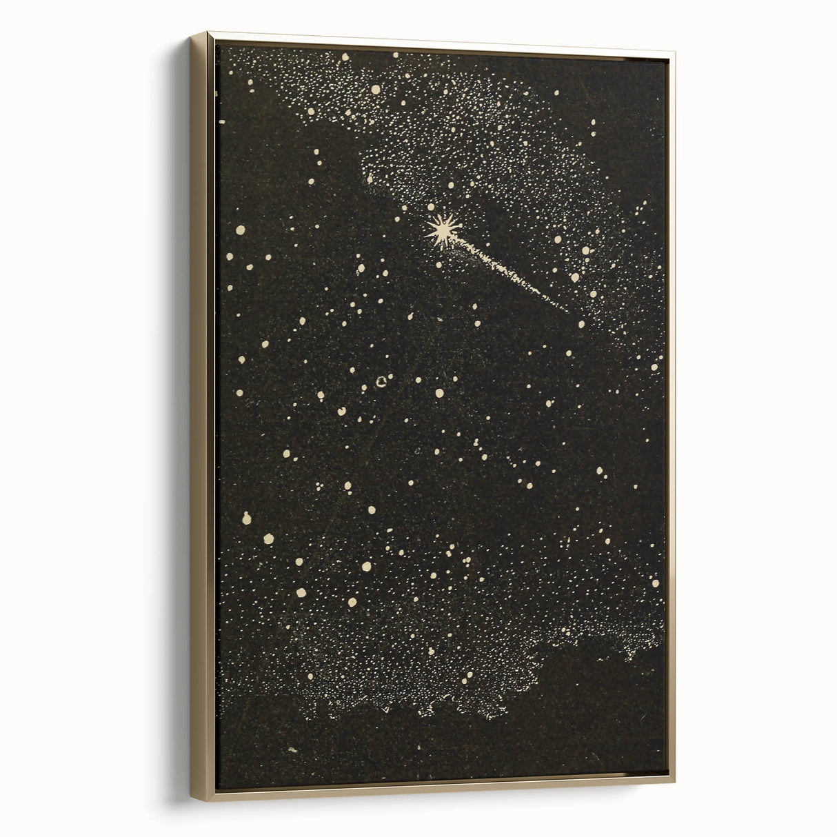 Grunge Wall Art | Vintage Cosmic Starburst Print | Abstract Grunge Art