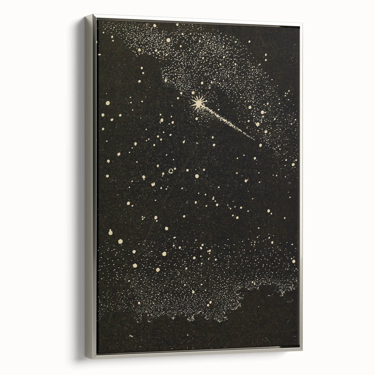Grunge Wall Art | Vintage Cosmic Starburst Print | Abstract Grunge Art