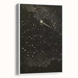 Grunge Wall Art | Vintage Cosmic Starburst Print | Abstract Grunge Art
