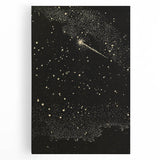 Grunge Wall Art | Vintage Cosmic Starburst Print | Abstract Grunge Art