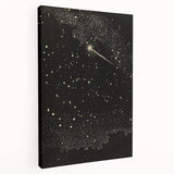 Grunge Wall Art | Vintage Cosmic Starburst Print | Abstract Grunge Art