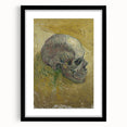Grunge Wall Art | Vintage Skull Painting | Abstract Grunge Canvas Print