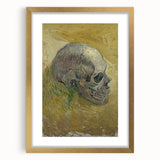 Grunge Wall Art | Vintage Skull Painting | Abstract Grunge Canvas Print