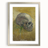 Grunge Wall Art | Vintage Skull Painting | Abstract Grunge Canvas Print
