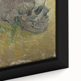 Grunge Wall Art | Vintage Skull Painting | Abstract Grunge Canvas Print