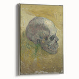 Grunge Wall Art | Vintage Skull Painting | Abstract Grunge Canvas Print