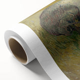 Grunge Wall Art | Vintage Skull Painting | Abstract Grunge Canvas Print