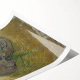 Grunge Wall Art | Vintage Skull Painting | Abstract Grunge Canvas Print