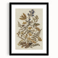 Grunge Wall Art | Vintage Botanical Pressed Flowers | Abstract Grunge Print