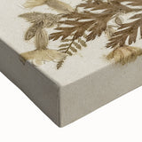 Grunge Wall Art | Vintage Botanical Pressed Flowers | Abstract Grunge Print