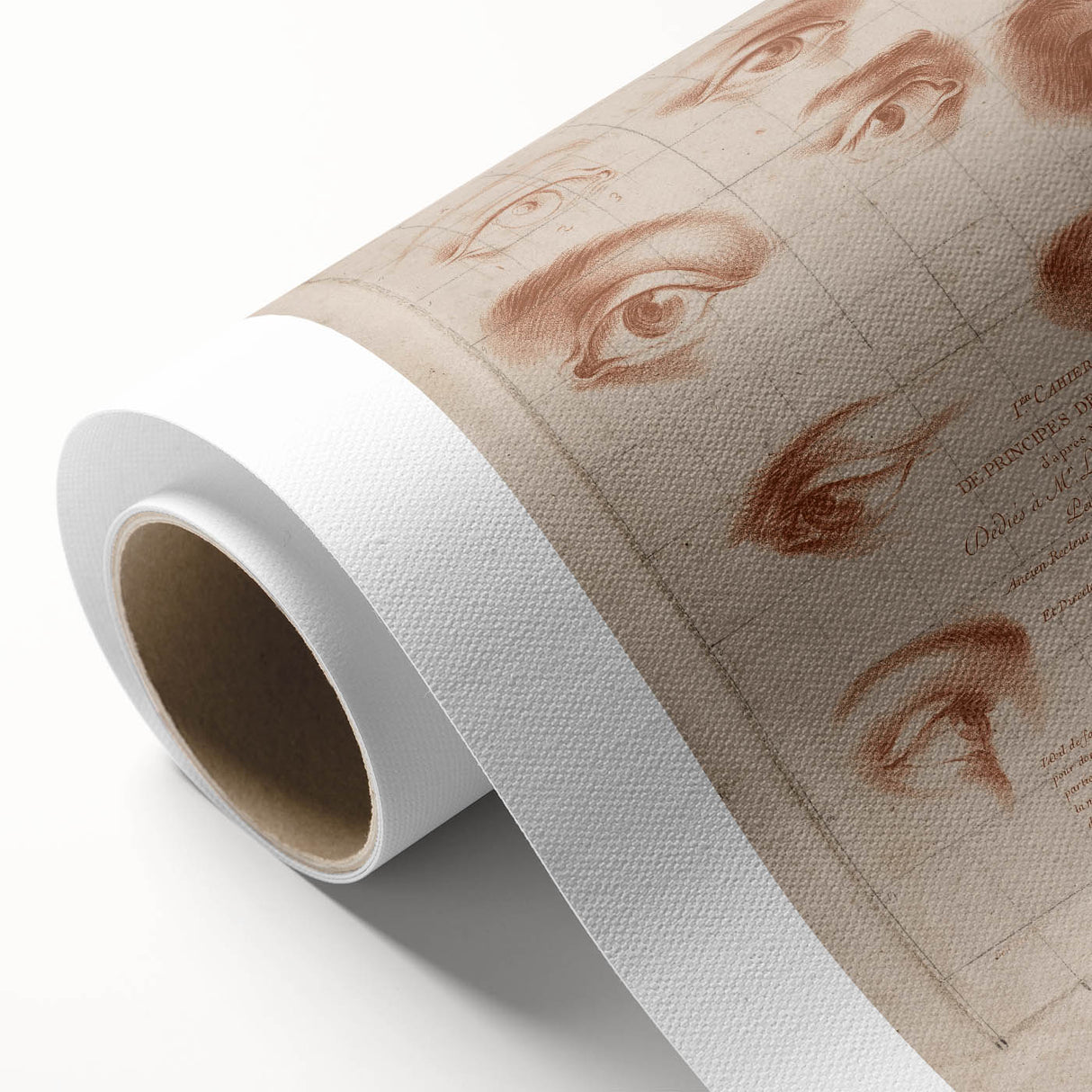 Grunge Wall Art | Vintage Eye Anatomy Study | Abstract Grunge Print