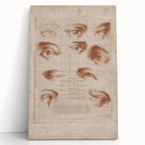 Grunge Wall Art | Vintage Eye Anatomy Study | Abstract Grunge Print