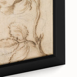 Grunge Wall Art | Vintage Floral Sketch | Abstract Grunge Botanical Print