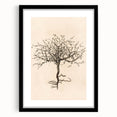 Grunge Wall Art | Vintage Tree Sketch | Abstract Grunge Botanical Print