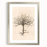 Grunge Wall Art | Vintage Tree Sketch | Abstract Grunge Botanical Print