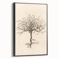 Grunge Wall Art | Vintage Tree Sketch | Abstract Grunge Botanical Print