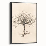 Grunge Wall Art | Vintage Tree Sketch | Abstract Grunge Botanical Print