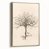 Grunge Wall Art | Vintage Tree Sketch | Abstract Grunge Botanical Print