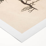 Grunge Wall Art | Vintage Tree Sketch | Abstract Grunge Botanical Print