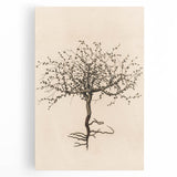 Grunge Wall Art | Vintage Tree Sketch | Abstract Grunge Botanical Print