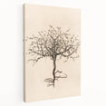 Grunge Wall Art | Vintage Tree Sketch | Abstract Grunge Botanical Print