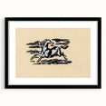 Grunge Wall Art: Running Horse Design | Vintage Grunge Canvas Print