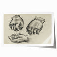 Grunge Aesthetic Art Abstract Hand Sketch Grunge Canvas Print for Decor