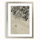 Grunge Wall Art - Spider Web and Berries Vintage Grunge Canvas Print