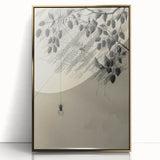Grunge Wall Art - Spider Web and Berries Vintage Grunge Canvas Print