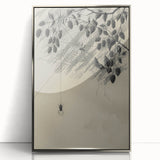 Grunge Wall Art - Spider Web and Berries Vintage Grunge Canvas Print
