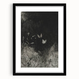 Grunge Aesthetic Art: Dark Butterfly Grunge Wall Art on Canvas