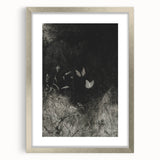 Grunge Aesthetic Art: Dark Butterfly Grunge Wall Art on Canvas
