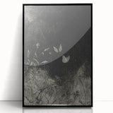 Grunge Aesthetic Art: Dark Butterfly Grunge Wall Art on Canvas
