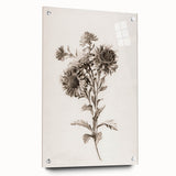 Grunge Wall Art - Distressed Sunflower Canvas Print for Modern Decor