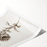 Grunge Wall Art - Distressed Sunflower Canvas Print for Modern Decor